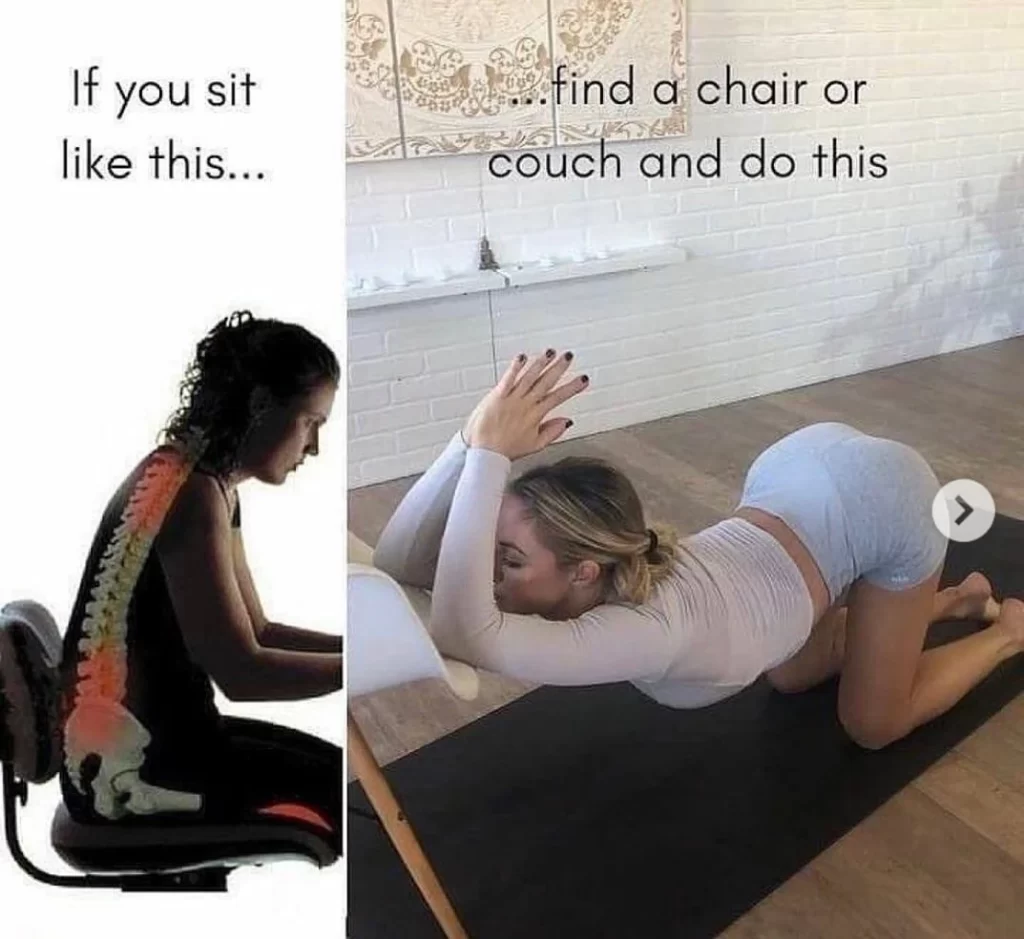 exercise to help you if you sit for a long time