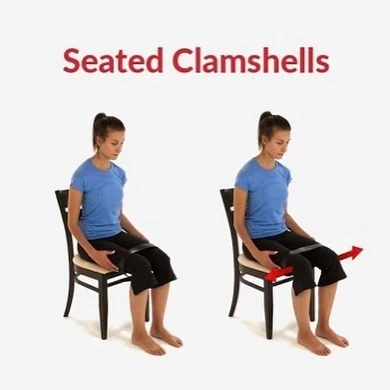 Seated clamshells
