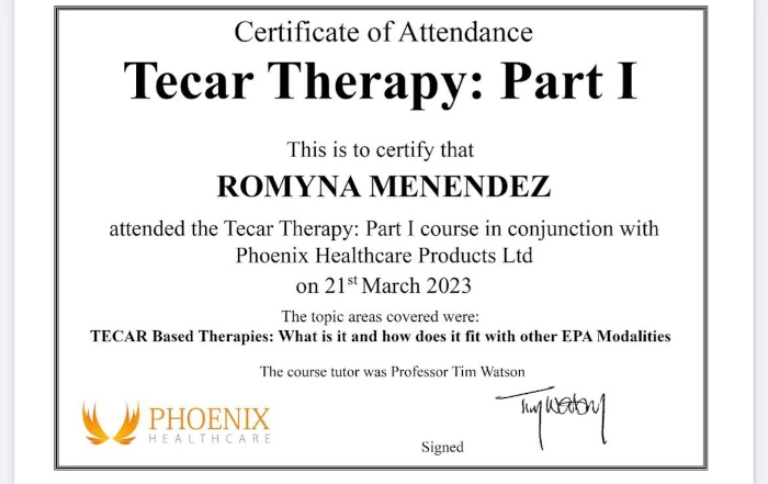 New Tecartherapy machine coming soon