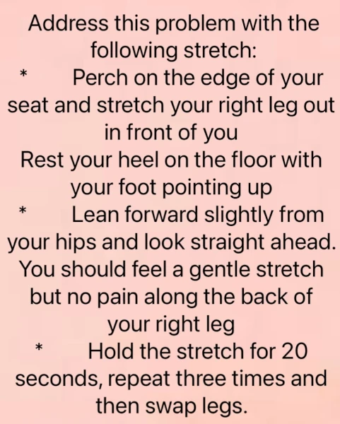 The sit stretch
